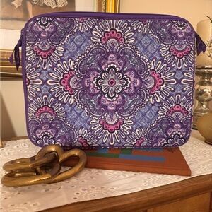 Purple and Pink Patterned Women's Bag